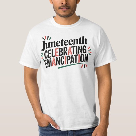 Juneteenth mens T-Shirt (Vorderseite)