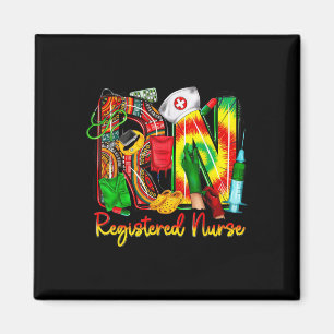 Juneteenth Nurse Black Women Black History Monat N Magnet