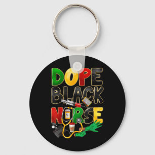 Juneteenth Nurse Black Women Black History Monat N Schlüsselanhänger