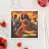 Juneteenth Paper Napkin Serviette (Beispiel)