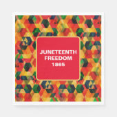 Juneteenth Paper Napkins Serviette (Vorderseite)