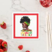 Juneteenth-Papier-Serviette Serviette (Beispiel)