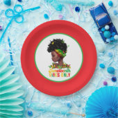 Juneteenth-Papierteller Pappteller (Party)