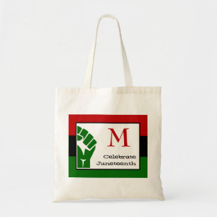 JUNETEENTH Power Faust MONOGRAMM Tragetasche