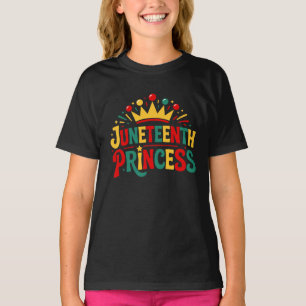 Juneteenth Princess Crown Toddler Melanin T-Shirt