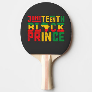 Juneteenth Prinz feiert schwarze Freiheit Tischtennis Schläger