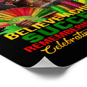 Juneteenth Remembering The Past Celebrating The Pr Poster (Ecke)