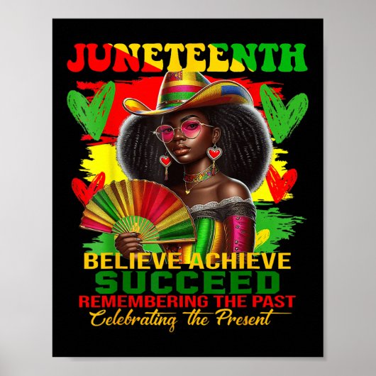 Juneteenth Remembering The Past Celebrating The Pr Poster (Vorne)