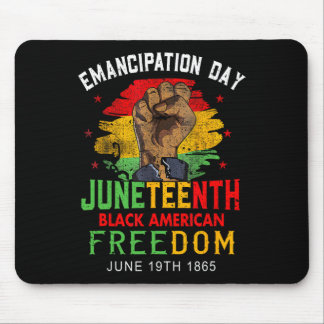 Juneteenth Schwarze amerikanische Freiheit 19. Jun Mousepad