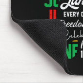 Juneteenth Schwarze Frauen Schwarze Geschichte Mon Mousepad (Ecke)