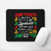 Juneteenth Schwarze Frauen Schwarze Geschichte Mon Mousepad (Mit Mouse)