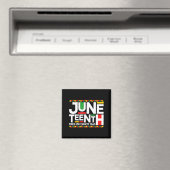 Juneteenth schwarze Geschichte amerikanische afrik Magnet (In Situ (Geschirrspüler))