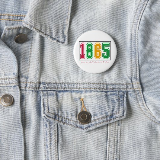 Juneteenth - Schwarze Geschichte Button (Beispiel)