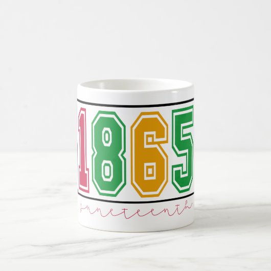 Juneteenth - Schwarze Geschichte Kaffeetasse (Mittel)