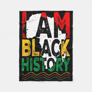 Juneteenth Schwarze Geschichte Schwarz Afroamerika Fleecedecke