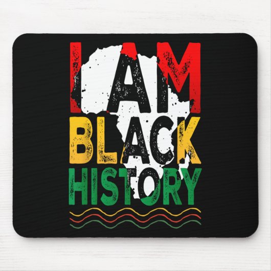 Juneteenth Schwarze Geschichte Schwarz Afroamerika Mousepad (Vorne)