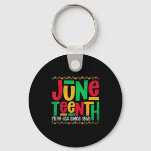 Juneteenth schwarze Geschichte Stolz feiern afro Schlüsselanhänger