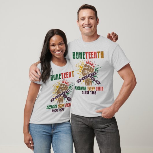 Juneteenth - Schwarze Geschichte T-Shirt (Unisex)