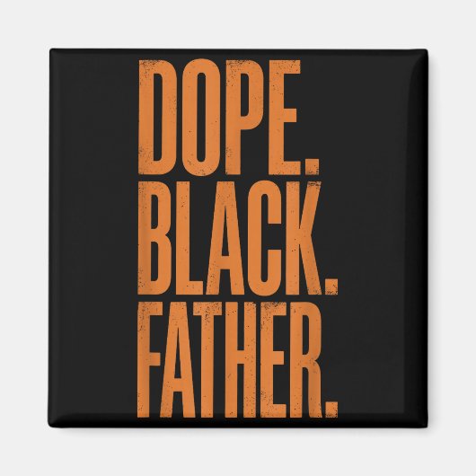 Juneteenth schwarzer Vater Vätertag  Magnet (Vorne)