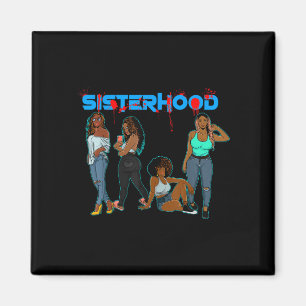 Juneteenth-Schwesternschaft Sista-Hood-Freunde Magnet
