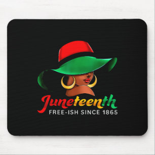 Juneteenth-Shirts Frauen feiern schwarze Freiheit Mousepad