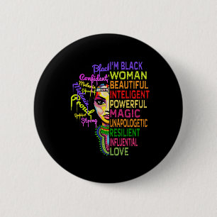Juneteenth-Shirts Frauen Geschichtsmonat Schwarze Button