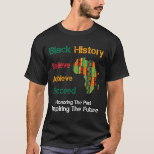 Juneteenth-Shirts Frauen Männer Afrika Karte Kente T-Shirt