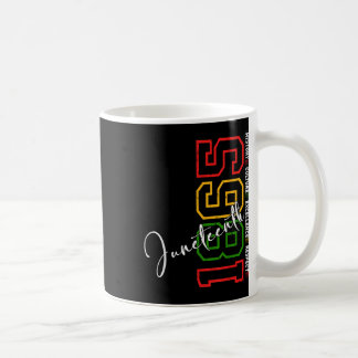 Juneteenth-Shirts Frauen Männer Afroamerikanisch J Kaffeetasse