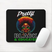 Juneteenth-Shirts Frauen schwarze Geschichte schwa Mousepad (Mit Mouse)