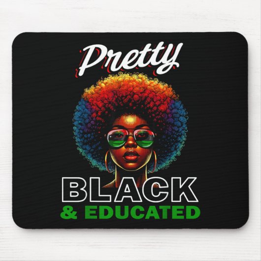 Juneteenth-Shirts Frauen schwarze Geschichte schwa Mousepad (Vorne)
