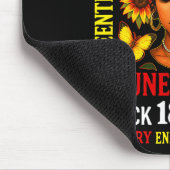Juneteenth-Shirts zum Feiern der schwarzen Freihei Mousepad (Ecke)