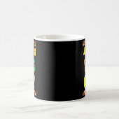 Juneteenth Stimmung Melanin schwarzes Mädchen Männ Kaffeetasse (Mittel)