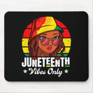 Juneteenth Stimmung nur afroamerikanische Frauen Mousepad