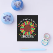 Juneteenth Sunflower Flyer (Einzeln)