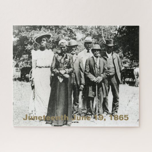 Juneteenth-Tag 1866: Feier der Emanzipation Puzzle (Horizontal)