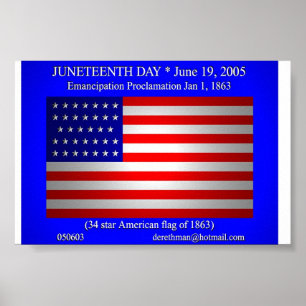 Juneteenth Tag (Druck) Poster