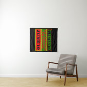 Juneteenth Tapestry Wandteppich (Beispiel (Horizontal))