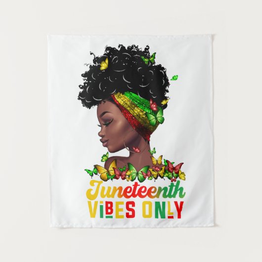 Juneteenth-Teppich Wandteppich (Vorderseite)