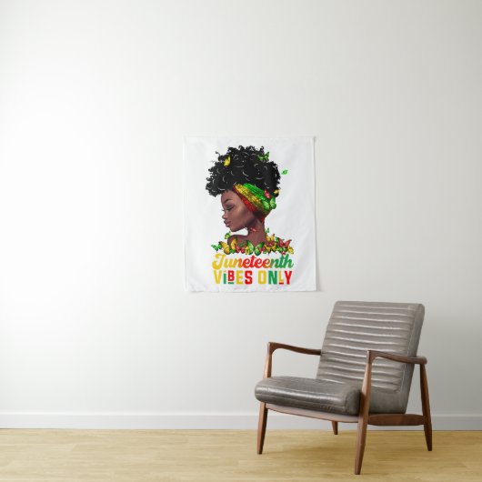 Juneteenth-Teppich Wandteppich (Beispiel)