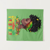 Juneteenth-Teppich Wandteppich (Vorderseite (Horizontal))