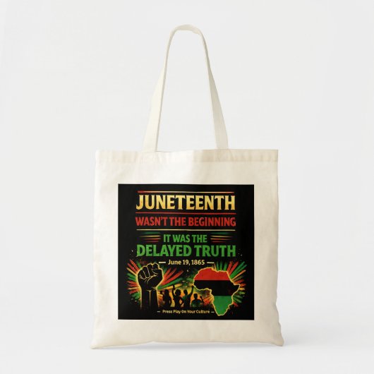 Juneteenth-Tragetasche Tragetasche (Vorne)