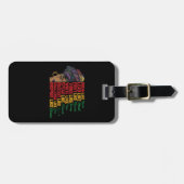 Juneteenth Traum führender Kampf wie schwarze Frei Gepäckanhänger (Vorderseite horizontal)