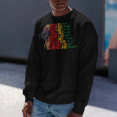 Juneteenth Traum führender Kampf wie schwarze Frei Sweatshirt