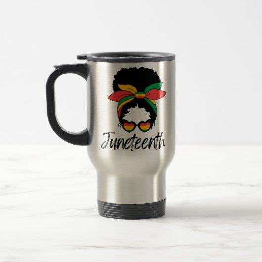 Juneteenth Travel Mug Reisebecher (Links)
