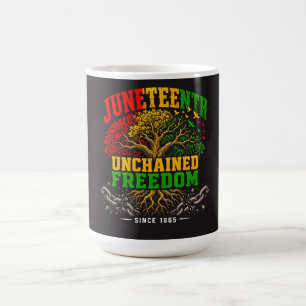 Juneteenth Unchained Freedom Heritage Baum Kaffeetasse