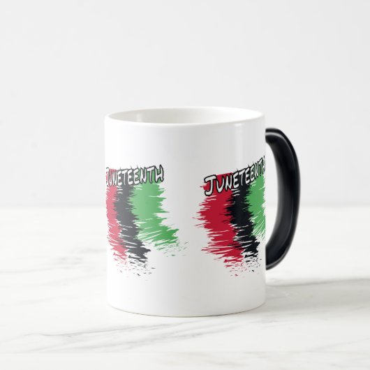 Juneteenth Verwandlungstasse (VorderseiteRechts)
