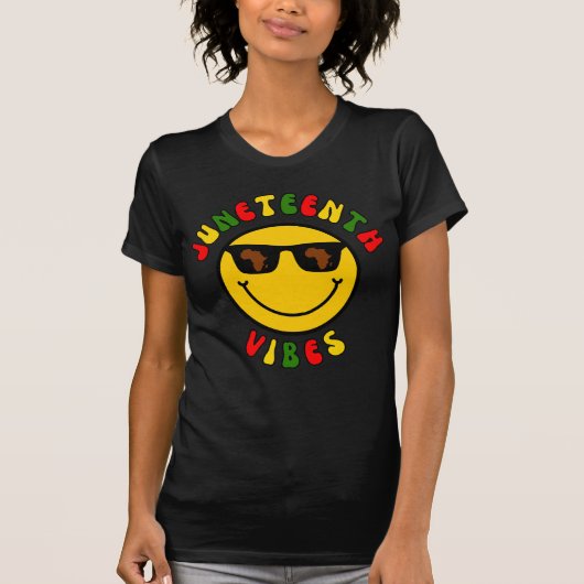 Juneteenth Vibes Black History T-Shirt (Vorderseite)