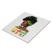 Juneteenth Vibes Keramik Tile Fliese (Seite)