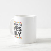 Juneteenth Vibes Only Black History African Americ Kaffeetasse (Vorderseite Links)