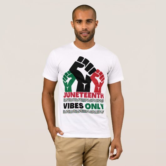 Juneteenth Vibes Only Black Vater Mama Boys Girls T-Shirt (Vorne ganz)